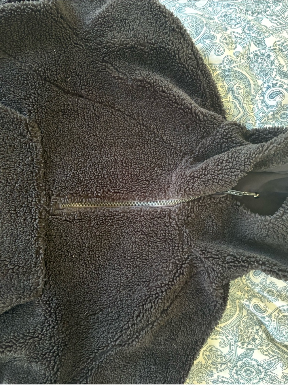lululemon athletica Black Teddy Fleece Jacket - Picture 1 of 2
